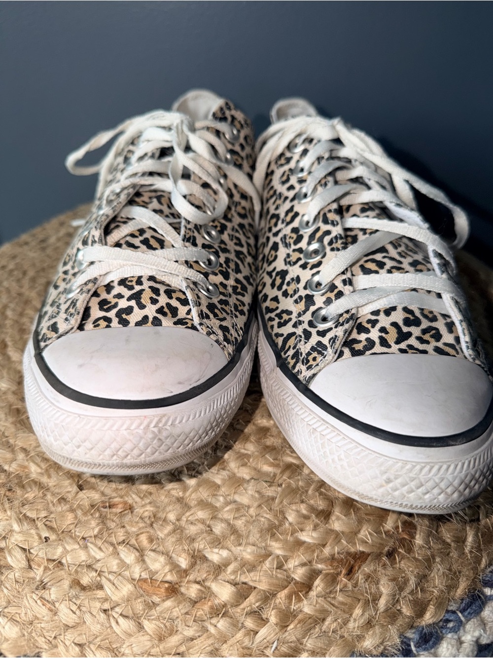 Converse All Stars Leopard Print Sneakers - Picture 4 of 7